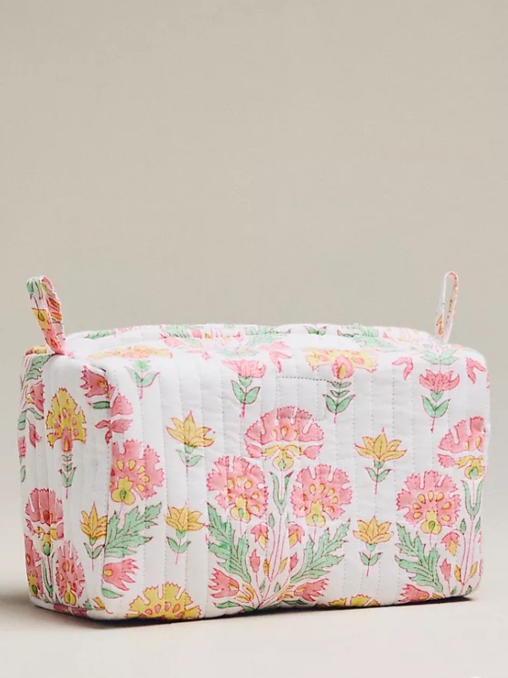 Anthropologie Floral Cosmetics Makeup Case SZ Blockprints NWT⭐️
